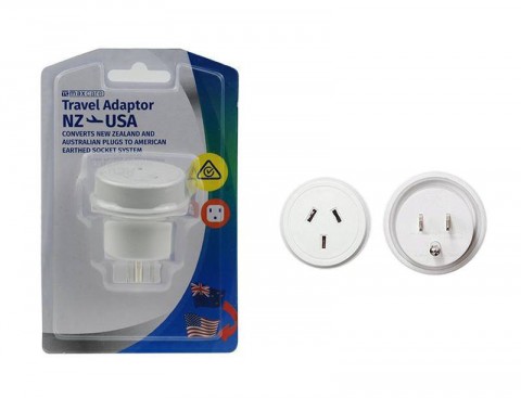 Travel Adaptor Use NZ plugs in USA