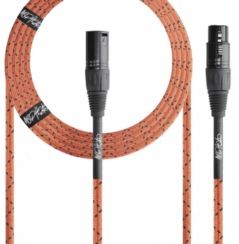 Mophead 15 Foot 4.5m XLR Extension Braided Cable Red and Black