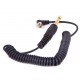 6.35mm 0.25Inch To Male PC Sync Flash Cable With Lock