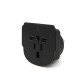 Safety approved Travel Power Plug NZ Adapter Most of USA ASIA EUROPE to NZ Black