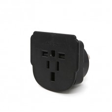 2x Safety Travel Power NZ Adapter Most of USA ASIA EUROPE to NZ Black