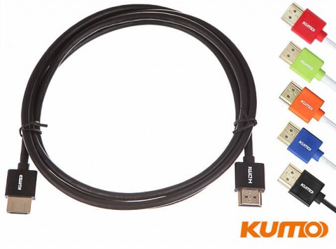 Kumo colour elite series slim 1.5m HDMI cable