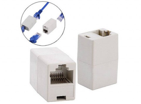 RJ45 Network Cat6 Cable Joiner Extender Adapter
