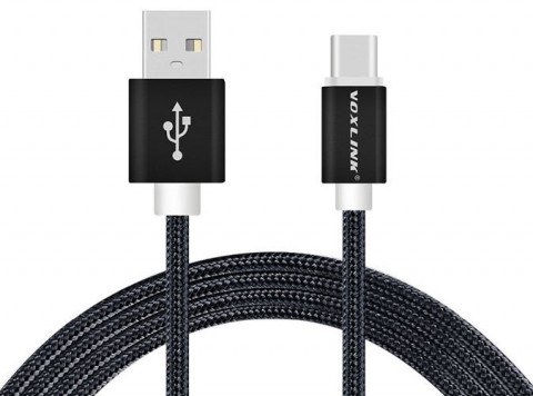 Voxlink USB Type C Cable 3m Metal Braided Cable - Supports Samsung Fast charge!