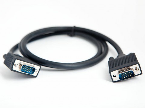 VGA cable male - male 2.5m